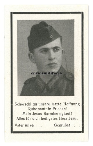 Orig sterbebild grenadier - sterbebild, +