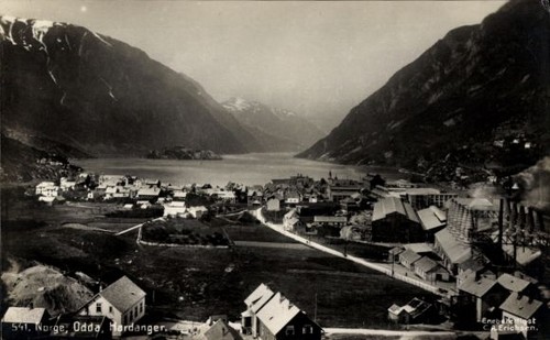 Odda norwegen hardanger - ak,