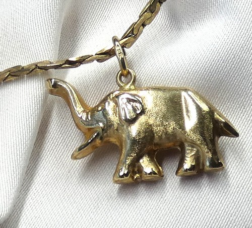 585 gold elefant - 585,