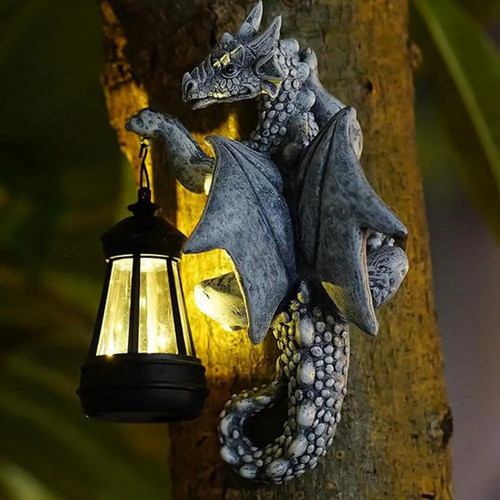 Drachen figuren solarleuchte - drachen,