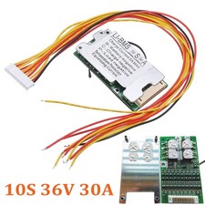 10S 36V 30A Li-Ion Akku Batterie Schutz BMS PCB Board mit Balance-Funktion NEU