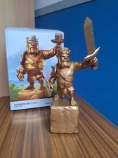 Clash of Clans Barbarenkönig (Barbarian King) Statue 2018 Gold Variant Figur 