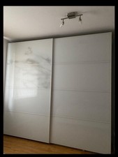 Pax Schiebetüren in weiß von Ikea 2 X 1,25 Meter