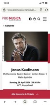 Jonas Kaufmann Konzertkarten