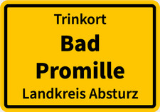 Spaßschilder Logo Schild |