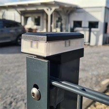 8 x LED Solar Zaunpfostenleuchte 60x40 Gartenbeleuchtung Zaunlampe Pfostenkappe