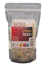 Zigarettenfilter Premium Vorteilspaket 300 Stück BUNT Zigarettenspitzen DHOBIA