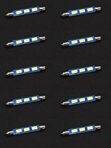 Cool blue 43mm festoon - 10,