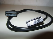 Scartkabel ca. 1,35 m + Adapter auf Cinch Buchse + Stecker auf 3 x Cinch Buchse