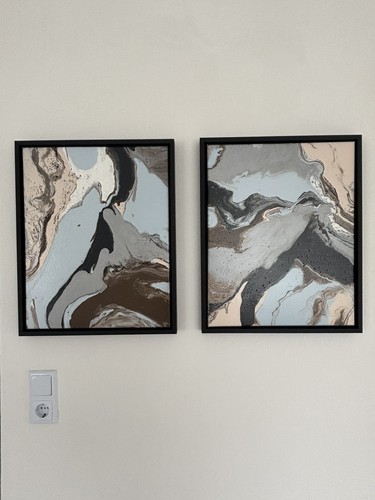 Bild gemälde original set - ,