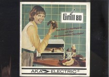 DDR-Werbung - AKA Electric/Grill 80-infrarot-Bedienung und Bilder dazu