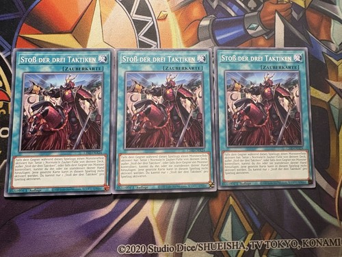 Yugioh stoß der drei - 3x,