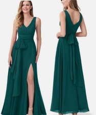 Brautjungfer Ballkleid in Pfau