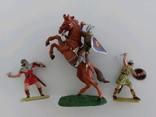 Elastolin Konvolut Normannen 7 cm der 60er Jahre keine Preiser