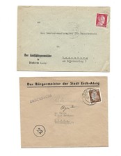 2 Briefe Luxemburg Besetzung 2