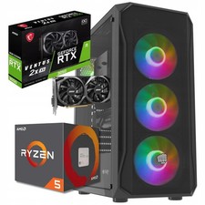 BSG Striker Gaming-Computer Ryzen 5 16GB DDR4 512GB SSD RTX 3050 Win11