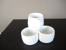 ältere Porzellan Menage Salz