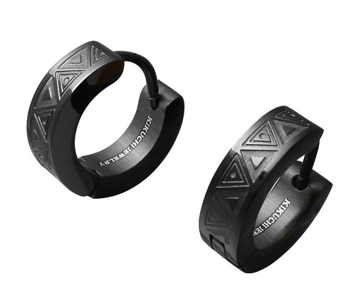 Herren damen ohrringe - herren, titan