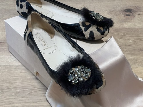 Ballerinas prada leopard - ballerinas,