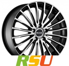 MAK Fatale ice black 8.5x19" ET45 LK5 112 ML 66.6 Alufelgen 19 Zoll