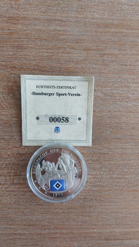 Hamburger hsv gedenkmünze - hsv,