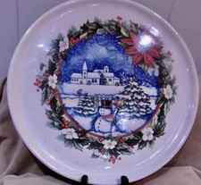 Keramik  Weihnachtsteller