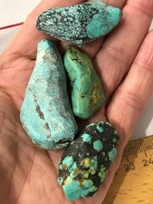 4 Stück große Türkis