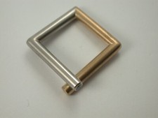 feiner Designer Anhänger mit Brillant Platin 950 und Gold 750