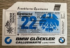Eintrittskarte Eintracht Frankfurt vs. VFL Osnabrück - DFB Pokal 1992/93