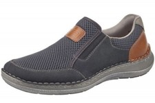 Rieker Herren Slipper Blau