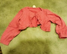 ++ Bolero Mädchen Jacke Langarm Pink Von H&M Größe 80 für 0,50€