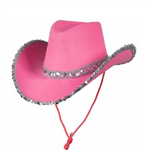 Pailletten cowboy hut damen - cowboy,