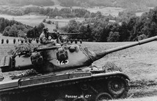 Echt Foto AK 1959 Panzer M47 M