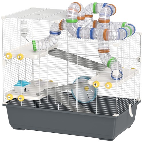 Pawhut hamsterkäfig etagen - pawhut, 4