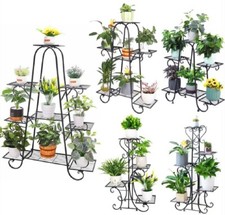 Metall Blumentreppe Pflanzentreppe Blumenständer Blumenregal Garten Balkon Regal