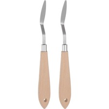 2Stk Palette Messer Edelstahl