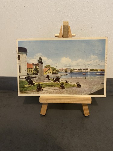 Vintage postkarte karlskrona - postkarte,