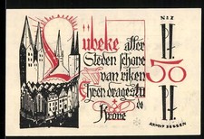 Notgeld lübeck 1921 pf - 1921,,