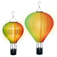 Heißluftballon Solar Deko