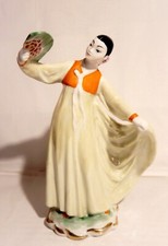 Koreanerin, Porzellanfigur