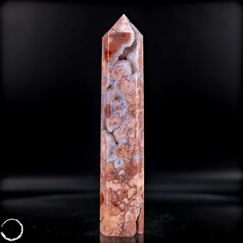 Cotton candy achat obelisk - obelisk, –