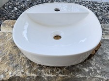 Keramik Waschbecken Weiß Lotus NEU Waschbecken24 A297 Aufbau INKgrafiX TOYS A391