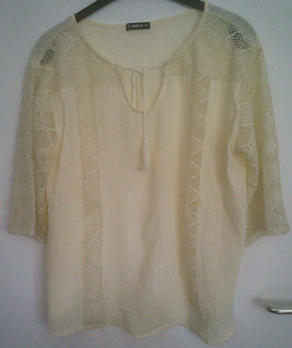 Gelbe bluse langarm mit - bluse,