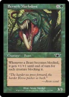 Magic mtg berserk murlodont - berserk,