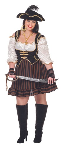 Piratin kleid große größen - große,