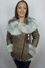 Beiger 100% Lammfell Toscana