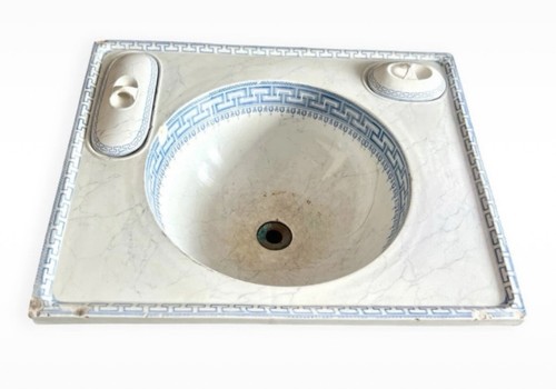 Altes porzellan waschbecken - porzellan,
