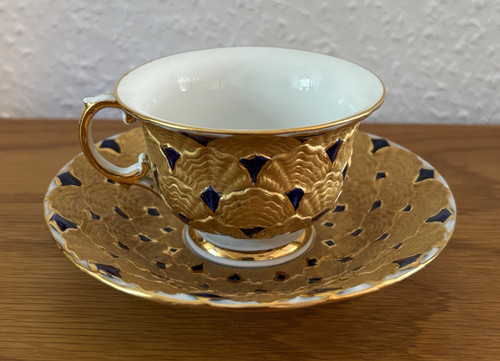 Meissen prunk mokkatasse - meissen,