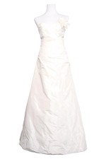 ELIZABETH KONIN Brautkleid A-Linie Elegant Weiß Gr. 38 Blumen