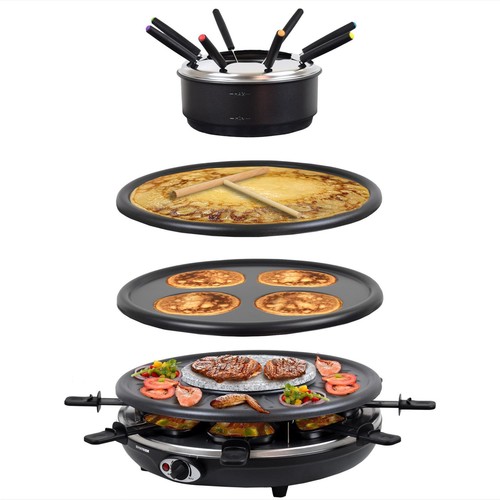 Raclette mit fondue für - mit,